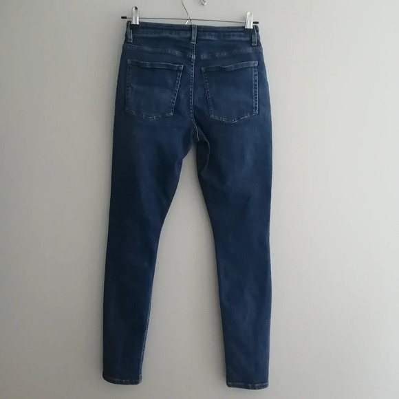 Acne Studios Skin 5 Skinny Jeans Dark Vintage Wash Blue Ankle Length 26 (2) - Picture 4 of 16